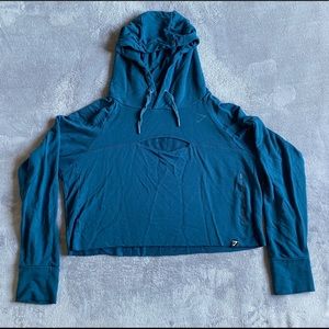 ✨🌙Gymshark Limited Edition Gold’s Gym Crop Top Pullover🌙✨